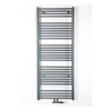 Instamat Nera Handdoekradiator, afm. H 1130 x L 450 mm, 6 aansl. ½", incl. wandconsoles, kleur DRS1 Grijs SW416907