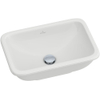 Villeroy en Boch Loop en Friends inbouwwastafel met overloop 51x34cm ceramic+ wit 0100050