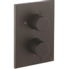 Crosswater MPRO Crossbox Douchekraan Inbouw - thermostatisch - 2 functies - inclusief inbouwdeel - zwart mat SW451373