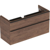 Geberit Smyle wastafelonderkast 2 la 118,4x62cm notelaar hickory SW417538