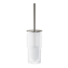 GROHE Atrio Toiletborstelhouder - wandmontage - rond - gesloten - supersteel SW224916
