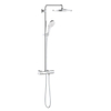 GROHE Rainshower SmartActive Regendoucheset Opbouw - hoofddouche 31cm - handdouche rond - moon white SW472412