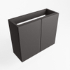Mondiaz FOWY fonteinonderkast - 60x22x50cm - 2 deuren - push to open - softclose - Dark Grey SW1016833