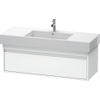 Duravit Ketho Wastafelonderkast 120x45.5x41cm 1 lade Standaard greep met softclose spaanplaat wit Mat 0280205