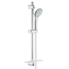 GROHE Euphoria 110 Duo Glijstangset - 60cm - ronde handdouche - 2 straalsoorten - gladde doucheslang - met zeepschaal - chroom 0441969