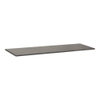 BRAUER Vulcanic topblad - 140x46x2cm - zonder kraangat - natuursteen - basalt antraciet SW27984