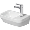 Duravit DuraStyle fontein kraangat rechts 36x22cm wit SW197110