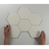 Cifre Ceramica Hexagon Timeless wand- en vloertegel - 15x17cm - 9mm - Zeshoek - Ivoor mat SW476708