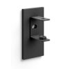 Zack Linea adapter wandhouder RVS voor lijmbevestiging set van 2 zwart SW538632