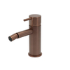 Hotbath Cobber bidetmengkraan L-uitloop zonder waste L-uitloop zonder waste geborsteld koper PVD SW230024