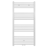 Belrad Handdoekradiator - middenaansluiting - 1200X600mm - 616 Watt - Wit Mat Geborsteld SW1152659