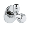 GROHE hoekstopkraan 1/2 x3/8 teflon dichtingsring op schroefdraad chroom SW28955