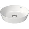 Duravit Cape Cod waskom rond zonder kraangat zonder overloop Ø43cm mat wit/wit SW297002