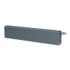 Stelrad Planar Plinth paneelradiator 20x220cm type 22 1344watt 6 aansluitingen Staal Wit glans 8223279