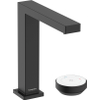 Hansgrohe Tecturis E Wastafelmengkraan - push to open plug - 15.8cm uitloop - zwart mat SW918665