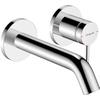 Hansgrohe Tecturis Wastafelkraan Inbouw - mengkraan - rond - eengreeps - 16.5cm uitloop - chroom SW918808
