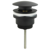 FugaFlow Efficiente Sobrado Klikwaste afvoerplug mat zwart - SW1125266