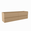Mondiaz HAY wastafelonderkast - 170x40x50cm - 4 lades - uitsparing links en rechts - softclose - Oro SW1016173