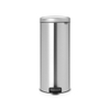 Brabantia NewIcon Pedaalemmer - 30 liter - kunststof binnenemmer - matt steel fingerprint proof SW1117491