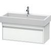 Duravit Ketho Wastafelonderkast 95x44x41cm 1 lade Standaard greep met softclose spaanplaat wit Mat 0280168