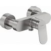Duravit Wave Douchekraan - eengreeps - omstel - koppelingen - HOH=15cm - RVS geborsteld SW962412