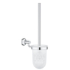 GROHE Essentials Authentic Toiletborstelhouder - wandmontage - rond - gesloten - chroom SW74551