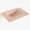Mondiaz LEX Fontein - 40x30x0.9cm - wasbak midden - zonder kraangaten - voor toiletmeubel - Solid surface - Rosee SW1025928