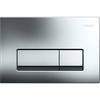 Geberit Delta50 bedieningsplaat - 2-toets spoeling - rechthoekige knoppen - glans chroom SW765582