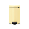 Brabantia NewIcon Pedaalemmer - 12 liter - kunststof binnenemmer - mellow yellow SW1026512