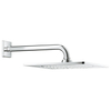GROHE Rainshower F-series 10 Hoofddouche - 25.4x25.4cm - 1 straalsoort - wandarm 28.6cm - chroom GA96879