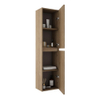 FugaFlow Eccelente Arredo Hoge Kast - 140x35x27cm - 2 deuren - kaneel SW1123611