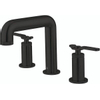 Crosswater Union Wastafelkraan - opbouw - hendel - 3-gats - mat zwart SW968274