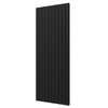 Plieger Cavallino Retto designradiator verticaal dubbel middenaansluiting 2000x754mm 2146W donkergrijs structuur 7255394