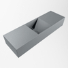 Mondiaz TYNE Fontein - 70x23x12cm - wasbak midden - zonder kraangaten - solid surface - Plata SW1026131