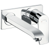 Hansgrohe Metris afbouwdeel voor inbouw wandkraan inclusief uitloop 22,5cm incl. afvoerplug 50001 chroom 0450915