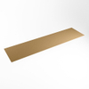 Mondiaz TOP 51 Topblad - 200x51x0.9cm - geschikt voor afdekplaat - Solid surface - Oro SW1017570