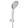 GROHE Euphoria 110 Mono Handdoucheset - 1 straalsoort - rond - met houder - gladde slang - 125cm - chroom 0437534