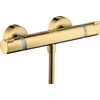 Hansgrohe Ecostat Comfort douchekraan thermostatisch met koppelingen polished gold SW358656