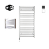 Sanicare HVW - Moda electrische WifiRadiator - 120x60cm - mat wit met thermostaat wit - linksonder SW1185681
