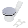 Haceka douchebakafvoer - 90mm - Afvoer 40 en 50mm - Wit SW1245311