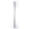 Vasco Bryce Mono designradiator aluminium verticaal 1800x150mm 586W - aansluiting 0066 quarts bruin (RAL9810) SW237089