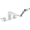 Hansgrohe Metropol 4-gats badrandcombinatie met beugelgreep chroom SW99981