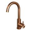 Brauer Copper Edition Wastafelmengkraan opbouw - hoog - draaibaar - ronde uitloop - model b - PVD - geborsteld koper SW374451