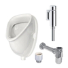 GROHE urinoirset met Sanicare urinoir rondo spoeler SW4070