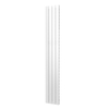 Plieger Cavallino Retto designradiator verticaal dubbel middenaansluiting 2000x298mm 905W mat wit 7255345