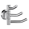 Smedbo Home Handdoekhaak - 12x9cm - 3 haken - chroom SW421660