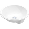 Villeroy & Boch Architectura onderbouwwastafel 45x45x17.5cm Rond met overloopgat Wit Alpin glans Ceramic SW762358