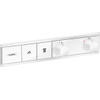 Hansgrohe RainSelect afbouwdeel voor inbouw douchekraan thermostatisch voor 2 functies 45.6x90cm mat wit SW297653