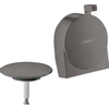 Hansgrohe Exafill Exafill S afbouwdeel v. badafvoer-, overloop- en vulcombinatie brushed black chroom SW297561