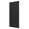 Plieger Cavallino Retto designradiator verticaal enkel middenaansluiting 1800x754mm 1506W donkergrijs structuur 7255277